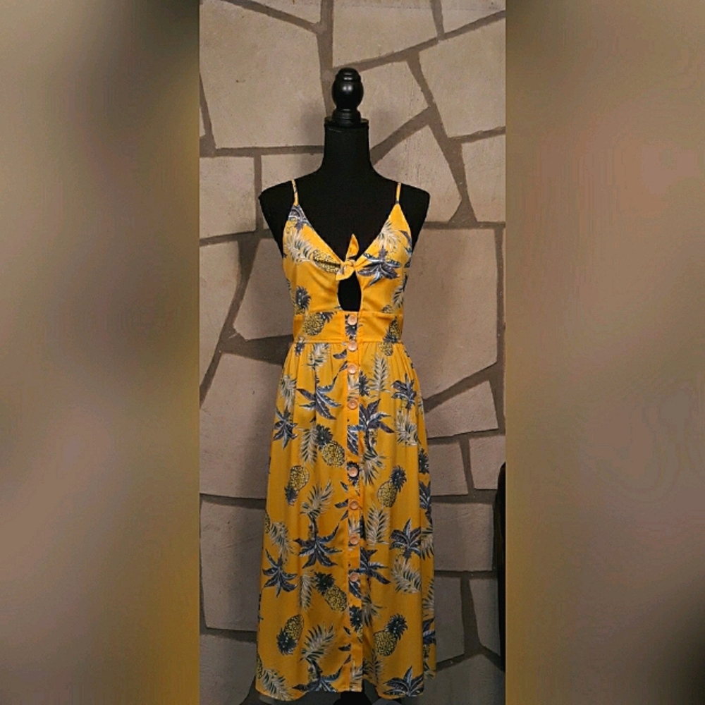 Strappy Floral Dress